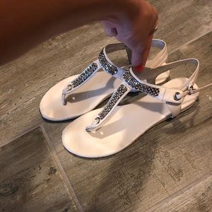 Guess White Sandal